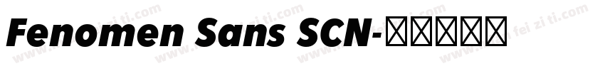 Fenomen Sans SCN字体转换